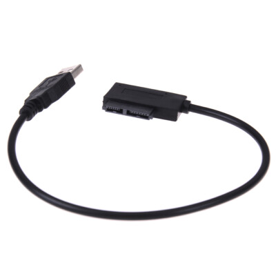 Usb to 7+6 13pin slim sata/ide cd dvd rom optical drive cable adapter  JP~H4