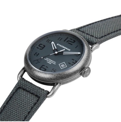 Montre Stalingrad Rodim - Automatique Militaire - Boîtier Acier 42mm, Cadran Sandwich Gris - Neuf Avec Boîte