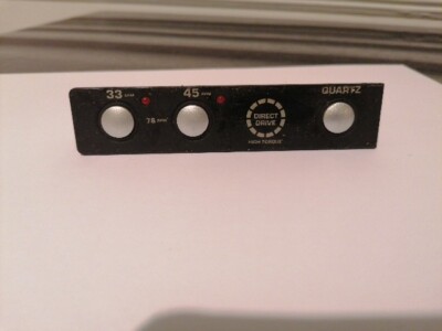 Numark TT200 Plattenspieler Speed Button Array Ersatz Originalteil