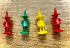 Vier wunderschöne alte SPIKA DDR Spielfiguren/ Spielmännchen