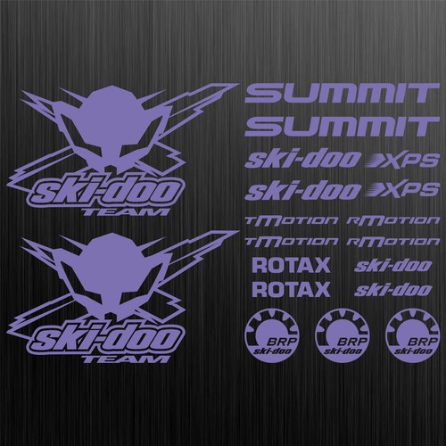 skidoo summit team bee BRP sticker snowmobile 19 Pieces - Picture 12 of 19