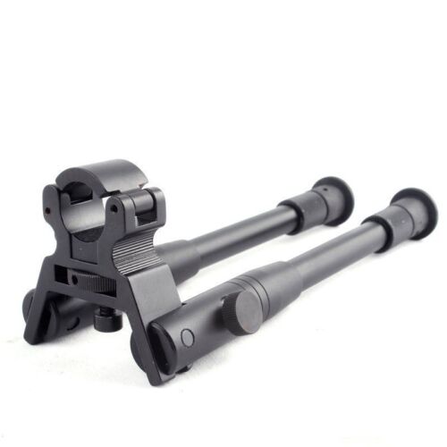 New Clamp-on Barrel Mount Folding Bipod 8"-10" Spring Return Rest Fit For Rifle - Picture 1 of 6