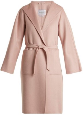 New MAX MARA 100% Cashmere Wrap LILIA coat Belt-Blush Pink New MAX MARA 100% Cashmere Wrap LILIA coat Belt-Blush Pink