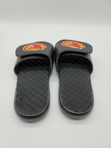 Iowa State Cyclones Slides ISlide Primary Black Adjustable Sandals Men's Size 9 - Picture 2 of 5