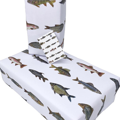 Fishing Wrapping Paper Luxury,Thick, British River Fish Wrapping Paper ...