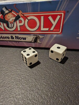 MONOPOLY Here And Now AMERICA HAS VOTED Replacement Pieces/Parts Dice 2006 