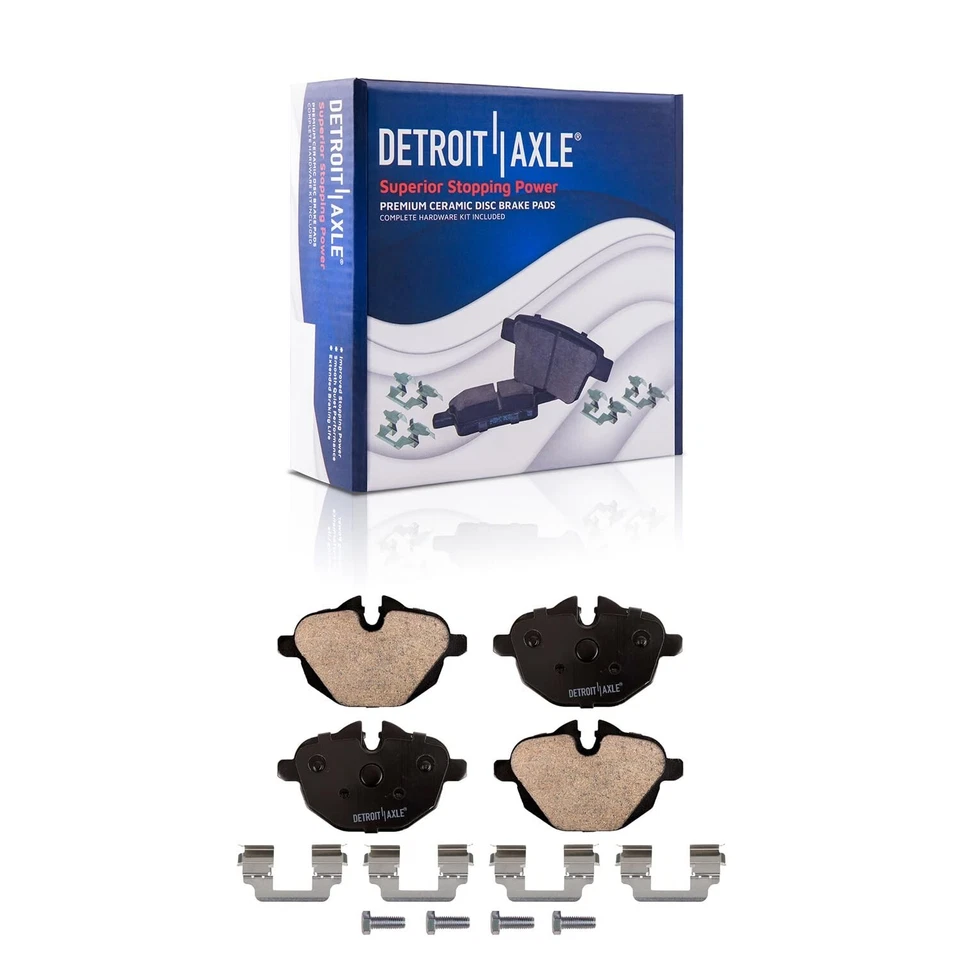 Kit de pastillas de freno delanteras y traseras de cerámica para BMW 528i 528i xDrive 2011 2012 2013-2016 Foto 4 de 4