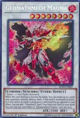 Geomathmech Magma MYFI-EN007 1st Secret Rare NM Yu-Gi-Oh! DNA GAMES