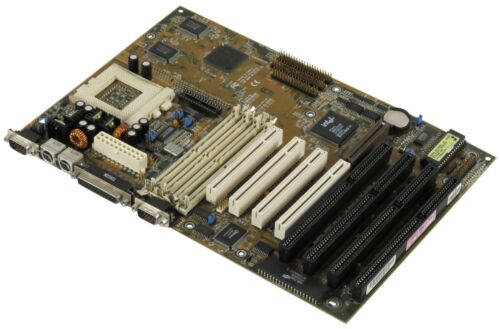 MAINBOARDS ASUS P/I-XP55T2P4 SOCKET 7 Intel 430HX SIMM ISA PCI ATX - Afbeelding 1 van 2