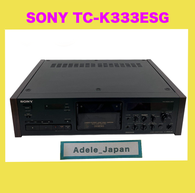 Sony TC-K333ESG 3 Head Cassette Tape Deck Recorder Es Series Black 