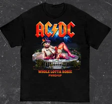 New AC DC Rock and Roll Shirt  S-234XL Gift Family Black D905