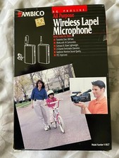 Ambico wireless lapel microphone. HQ Pro-line Model V-0627