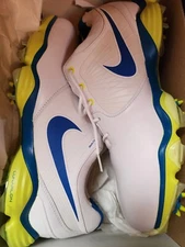 Nike Lunar Control 2 SZ 9W Golf Shoes White Venom Blue Flywire 552074-128 New IB