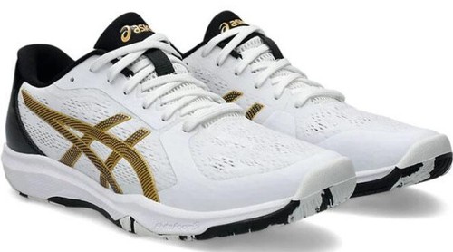 ASICS 1083A001 White Gold Black Black Men Boxing Wrestling Shoes