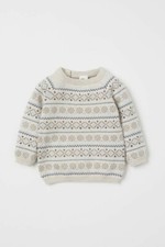 NEW Baby Jacquard-knit Sweater from H M 9M, 9 months winter snowflake