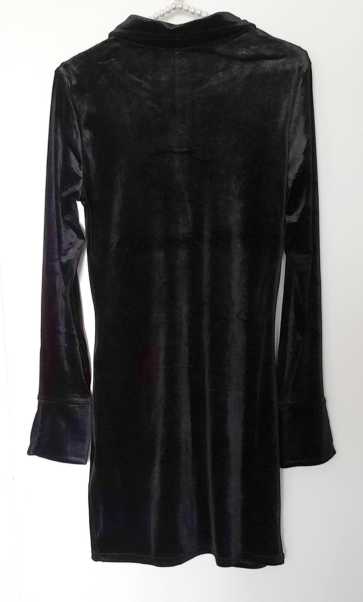 ruched velvet shirt dress Plus Size Metallic Ruched Shirt Dress- Burgundy