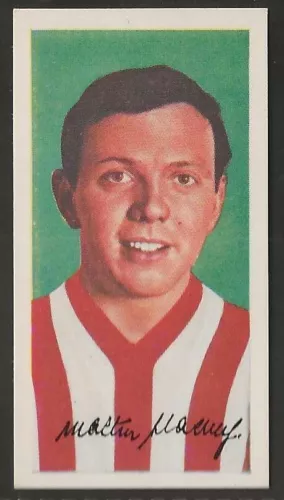 BARRATT-FAMOUS FOOTBALLERS-A12(1964)-#39- SUNDERLAND - HARVEY 