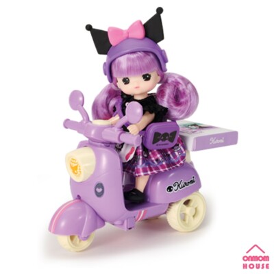 Sanrio Characters x Little Mimi Kuromi Pizza Place Figure Doll Toy