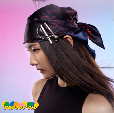 POP MART SKULLPANDA The Sound Series Blind Box Scarf Hairpin