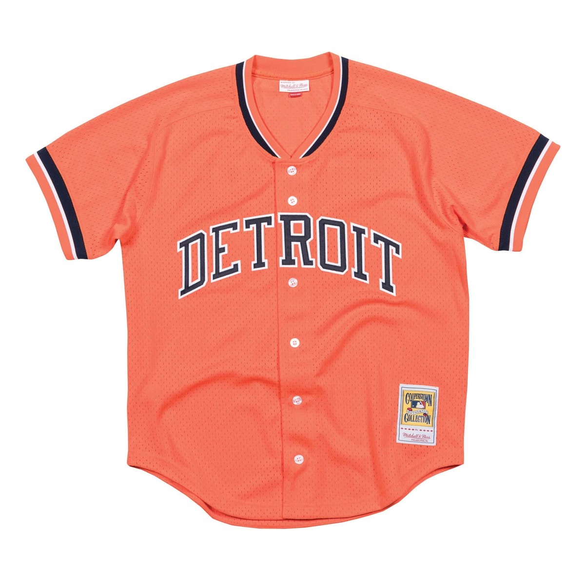 極美品Mitchell&Ness TIGERS 23 Gibson Jersey Detroit Tigers Kirk Gibson #23 Mitchell & Ness Orange
