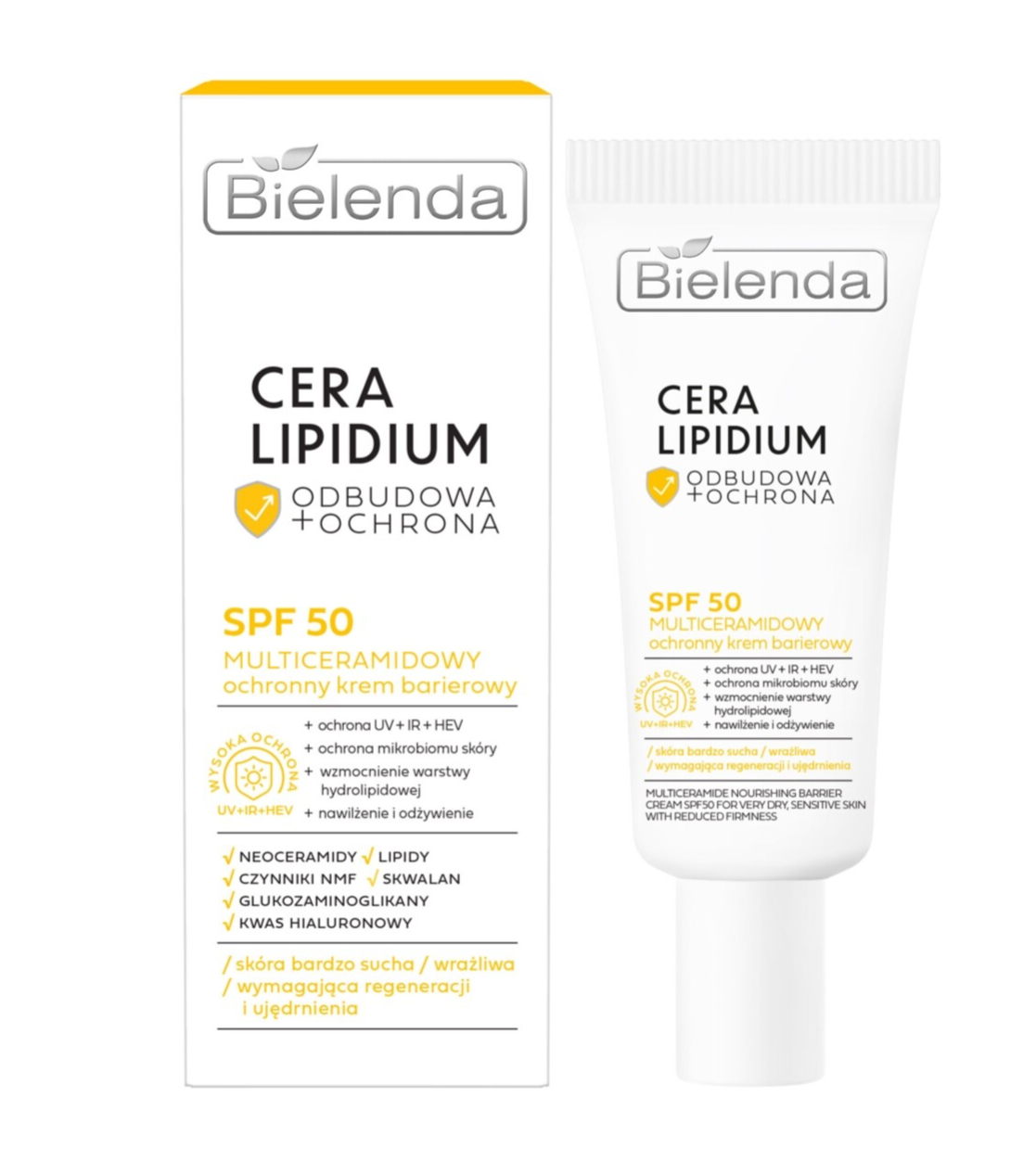 Bielenda Cera Lipidium Multiceramide Protective Barrier Cream SPF50 30ml