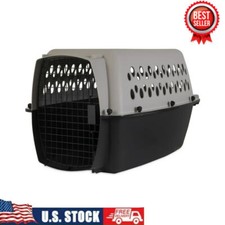 26" Dog Crate Pet Carrier Small/Medium Plastic Travel 15-25 Lb Kennel Hard-Sided