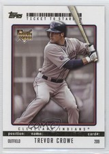 2009 Topps Ticket To Stardom Gold 16/50 Trevor Crowe #209 2a8