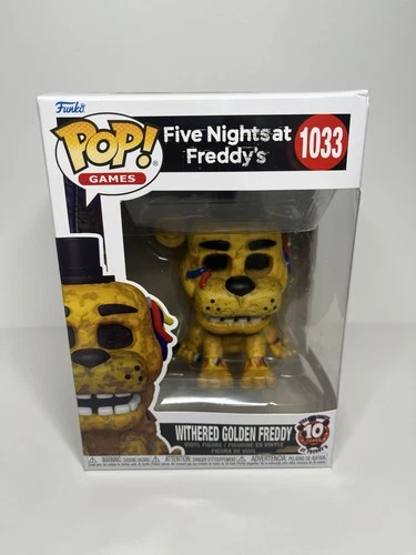 Funko Pop! Vinyl: Five Nights at Freddy's Withered Golden Freddy Non Mint #1033