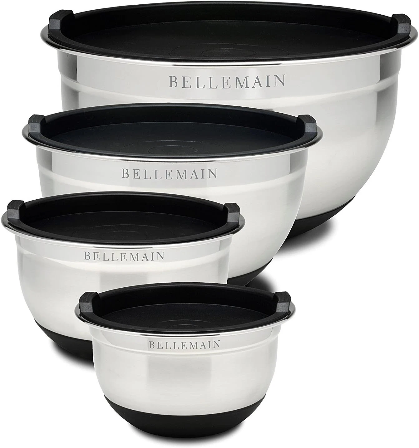 Stainless Steel Mixing Bowls with Lids Set – Large, Durable, Airtight Kitchen Bo