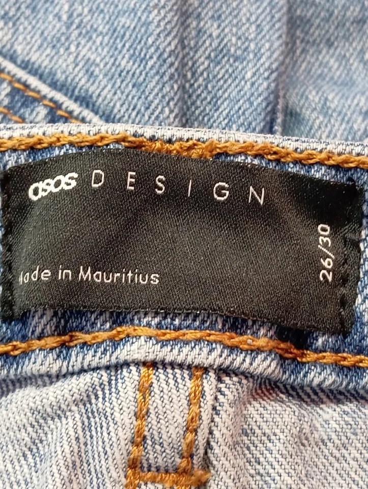 ASOS DESIGN Vaquero rectos Mujeres Vaquero Talla EU 36 azul look casual - Imagen 4 de 4