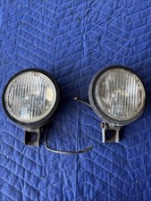 Porsche 914 70-74 Round Fog Lights Original Hella Lens Rusty Shells