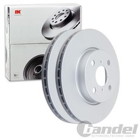 2X NK Bremsscheiben 258Mm BelÜFtet Vorne Passend FÜR Daihatsu Charade Toyota