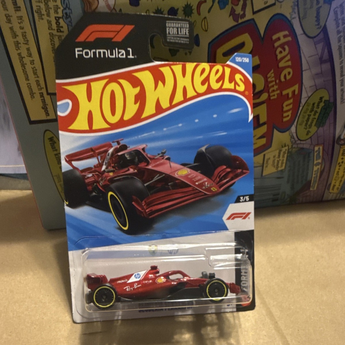 Hot Wheels Ferrari Scuderia HP 2025 Formula 1 Diecast Car 1:64 Red