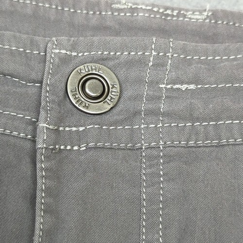 Kuhl Cargo Shorts Women's Size 12 Gray Splash 11" Hiking Camping Outdoors - Picture 3 of 11