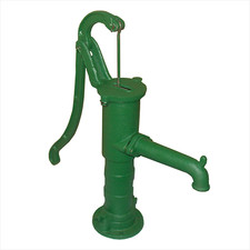 Pompa mano pozzo decorativa elephas ghisa fontana pelican acqua manuale giardino