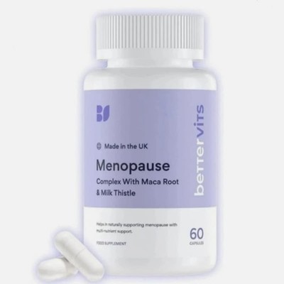 Menopause Bettervits & Milk Thistle, Complex With Maca Root 1-3PacK 60 Capsules