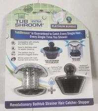 NEW! Tub Shroom Ultra Platinum Bundle | Fits Standard 1.5 - 1.75" Bathtub Drain 