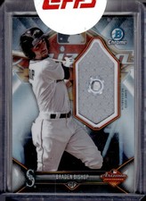 2018 Bowman Chrome #AFLR-BB Braden Bishop 2017 AFL Fall Stars Relics #/99