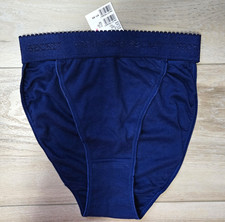 NWT Vintage Victoria's Secret Cotton Signature Waistband Hi-Cut Rio Panties XS