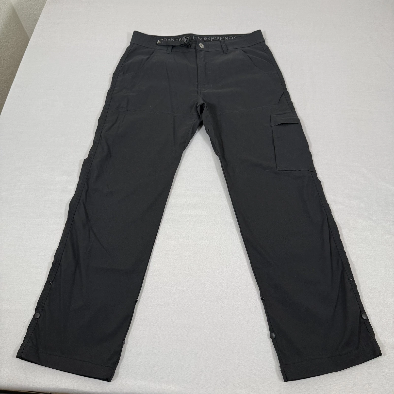 Prana Pants Mens 34x32 Black Stretch Zion Belted Cargo Lightweight Nylon Hike
Opens in a new window
