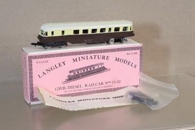 LANGLEY MODELS MEHANO REPAIR KIT BUILT GWR RAILCAR LOCOMOTIVE on