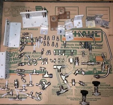 Large Lot 50+ Pcs Parker Fittings Stainless Steel 316 SS 1/8, 1/4, 1/2 A Lok SSP