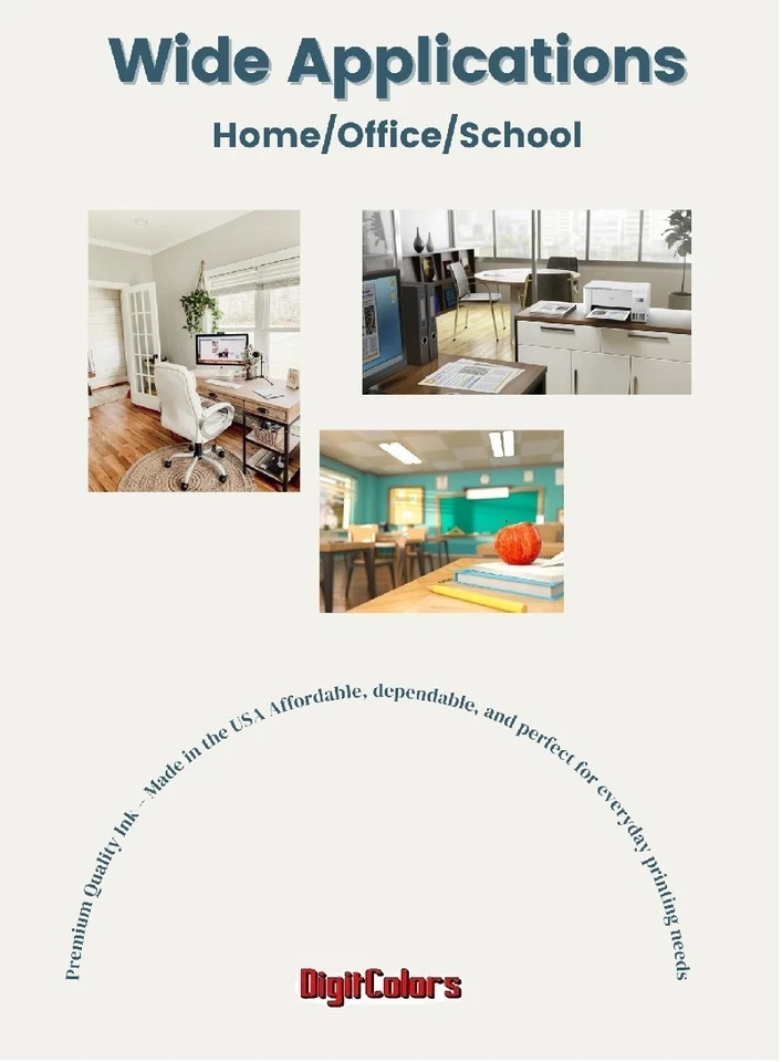 2x100ml Premium Refill Bulk Black Ink for All HP Canon Lexmark Printers - Image 4 of 4