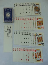 Pack  of Vintage STAG playing cards - Canadian Card Co. - Complete