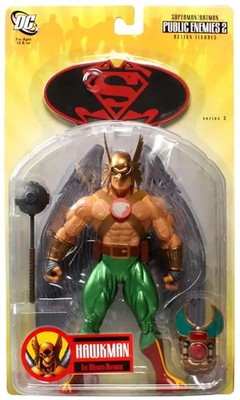 DC Direct Superman/Batman 3 Public Enemies 2 Hawkman Action Figure NEW Dmg Pkg