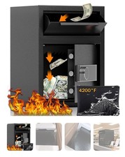 2.0 CUB Depository Drop Safe with Digital Lock & Fireproof Bag