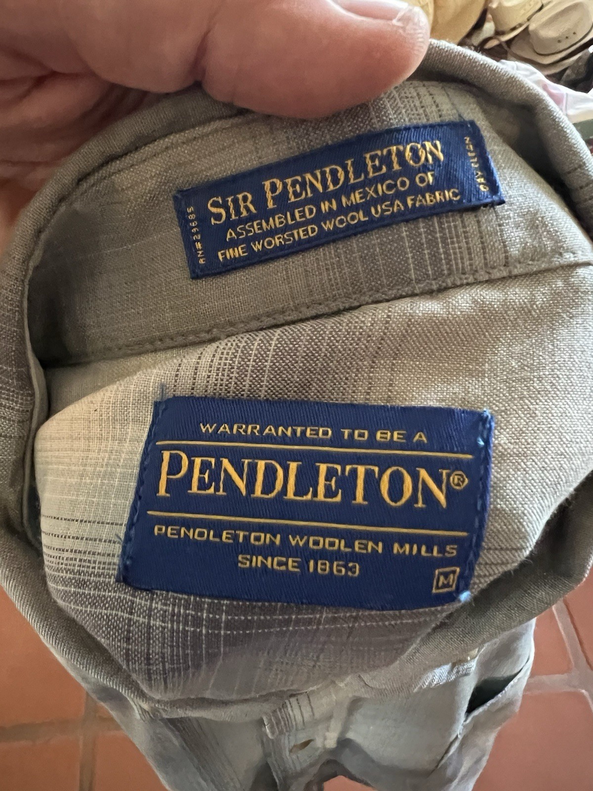 Pendleton Wool Shirt Size M - image 6