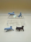 Marx 1960s Arctic Explorer/Alaska Sled Dogs lot of 5 Plastic