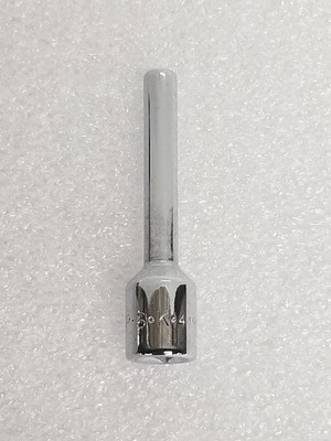 S-K 44954 External Deep E4 Torx Socket 1/4'' Drive SuperKrome Finish Made in USA