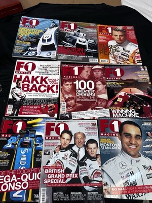 F1 Racing Magazines 2004  Lot Of 9 Magazines